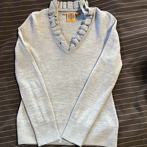 TORY BURCH Ruffle Sweater - Picture 3 of 3